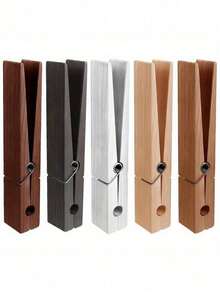 Riesiger Wäscheklammer Handtuchhalter für das Badezimmer, extra großer Holzklammer Handtuchhalter Set, geeignet für das Badezimmer, Landhausstil Wandmontierter Handtuchhalter, multifunktionale Heim-Wäsche-Dekoration, Handtuchhalter oder -haken, Badezimmer Wandaccessoires