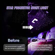 W&O Bộ sạc ô tô nhanh 4 trong 1 có thể thu vào với máy chiếu hình ngôi sao, đèn trang trí ô tô linh hoạt, sạc tốc độ cao 66W, cáp dài 31,5 inch, 2 cổng USB, tương thích với điện thoại 15/14/13/12/11, Galaxy, Pixel và nhiều thiết bị thông minh khác, quà tặng cho người yêu xe, tương thích với iPhone, phụ kiện ô tô nữ, phụ kiện ô tô dành cho nữ, trang trí ô tô, phụ kiện nội thất ô tô, đồ dùng thiết yếu cho ô tô, đồ dùng phải có cho ô tô, phụ kiện xe tải, quà tặng Giáng sinh - bluelight - Xem 9