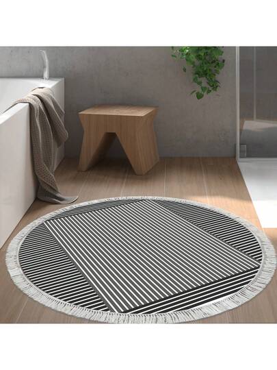 Pearl Digital Non Slip Printed Turkish Vloerkleed AL4023 Zachte Touch, Washable Tapijt Felt Backing Moderne ative Vloer Mat, Living Room, Bedroom, Bathroom, Hallway Or Entryway Available In Many Sizes Quick Drying, Highly Absorbent, Soft, Com Tafel Both Indoor Outdoor view 7