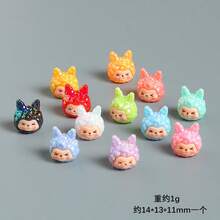 10只/20只混合迷你可爱电镀发光绵羊，适合家居、办公室、桌面装饰（颜色随机），圣诞节礼物，复活节礼物，成人礼物，情人节礼物，感恩节礼物，嘉年华礼物，返校季礼物，趣味礼物，盲盒，解压玩具，圣诞袜填充物，青少年男孩礼物，新奇礼物 - 彩色 - 查看 14