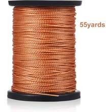 7 Pieces Handmade Leather Sewing Tools, 3 Sewing Awl Needles + 1 Copper Handle + 1 Roll Of Nylon Cord + 2 Thimbles, Canvas Leather Restoration And DIY Craft Sewing Tools