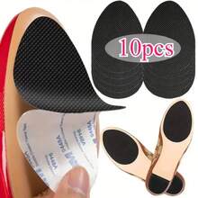 10/20 Peças Protetores Antiderrapantes para Sapatos, Adesivos Protetores de Sola de Borracha Autoadesivos para Saltos Altos - Multicolorido - Visão 2