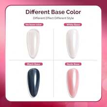 White Chrome Nail Powder For Gel Nails,Pearl Powder Mirror Effect Pigment Pearlescent Mermaid Pigment Pearl Glitter For Home DIY Salon Use Visit The  Store{"Color_name":"White"} - 白色 - 查看 5