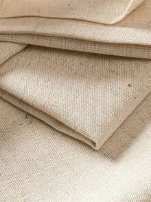 1/6/12 Stück Bauernhaus-Stil beige Leinen Servietten, geeignet für Bankette, Dining, Restaurants, Küche, Tischdekoration, atmungsaktiv und leicht, 40x40cm/45x45cm