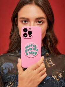 Funda para teléfono con diseño de dibujos animados, compatible con - Rosa - Ver 4