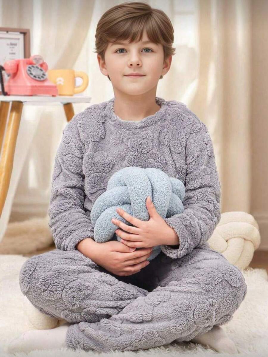 Men Thermal Underwear Sets - Light Grey - View 1