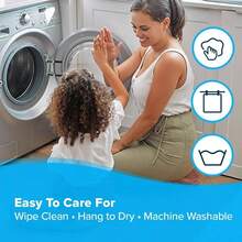 Essential Square Shower, 21x21 Grippy Textured Surface, 25 Stronger Suction Cups, Non - Slip Shower Floor Bathers Of All Ages, Fits Standard Shower Stalls Tubs,