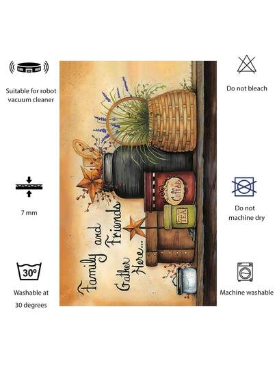 Pearl Digital Non Slip Printed Turkish Vloerkleed AL4024 Zachte Touch, Washable Tapijt Felt Backing PC's Moderne ative Vloer Mat, Living Room, Bedroom, Kitchen, Hallway Or Entryway Available In Many Sizes. Quick Drying, Highly Absorbent, Soft, Com Tafel Both Indoor Outdoor view 5