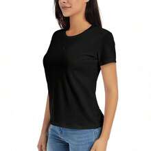 Women T-Shirts - Black - View 5