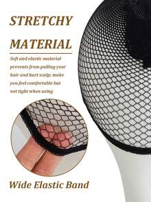Reusable Wig Cap, 1pc Polyester Multi-way Wear Wig Tool For Men Women