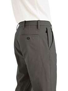 Mens Khaki Flex Work Pants - Storm Grey - View 5