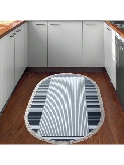 Pearl Digital Non Slip Printed Turkish Vloerkleed AL4023 Zachte Touch, Washable Tapijt Felt Backing Moderne ative Vloer Mat, Living Room, Bedroom, Bathroom, Hallway Or Entryway Available In Many Sizes Quick Drying, Highly Absorbent, Soft, Com Tafel Both Indoor Outdoor view 4