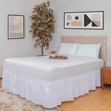 Saia Tamanho Universal Para Cama Box Casal Queen King