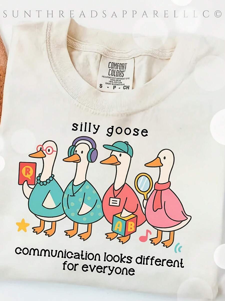 Communition Looks Different For Everyone Shirt, Speech Therapy Shirt, Speech Pathologist  Slp Gift, SLPA Shirt, Funny SLP Shirt - Trắng 7 - Xem 1