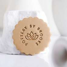 4cm Ceramic Stamp Customization, Brass Ceramic Stamp Customization, Clay Name Stamp Customization, Pottery Tools, Clay Stamp Customization, Mother's Day Gift - Multicolor - View 10