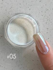 8pcs/Set Holographic Nail Powder, Starry Sky Theme Holographic/Shimmery Powder, Captivating, Suitable For Spring & Summer, For Women & Girls, Professional Nail Salon Use - 彩色 - 查看 8