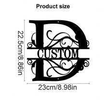 1 Fine Metal Art Logo - Personalized Last Name Logo, Name Design, Home Decoration With Custom Initials Thumbnail, Classic Style, Wall-Mounted Wall Art Decoration For Theme Parties, Perfect Heartfelt Gifts For Friends And Family, Customizable Wedding Gifts., Valentine Day, Valentine Day Decor Ornamental Exquisite, High-Quality Custom, Personalized, Unique Ideal Gifts For Her Pets ,Forever Love - Multicolor - View 81