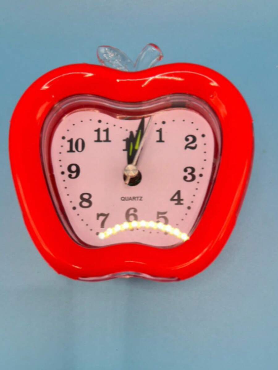 Reloj de Mesa y Escritorio Digital Portátil con Diseño Moderno CL017 - Rojo - Ver 1