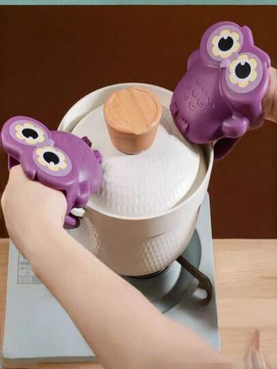 1 Stück hitzebeständige Silikon-Handschuhe, rutschfeste Küchen-Backofen-Mikrowellen-Handschuhe, Schutz vor hohen Temperaturen