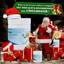 H4Cacle Pipe Dredging Agent Powerful Sink & Drain Cleaner High Efficiency Powerfully Dissolves Toilet Kitchen Washbasin And Sink Sewer Pipe Blockage Channel Powder Blockage Remover