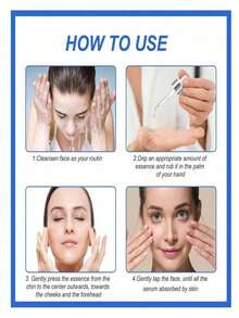 Whitening Hydrating Serum For Facial Skin Lift Tighten Reduce Wrinkles Alcohol-Free Delicate Care Treatment Restore Moisture Brighten Complexion Deep Nourishing Formula With Vitamin C For Even Skin Tone All Skin Types Multiple Specifications - Multicolor - View 6