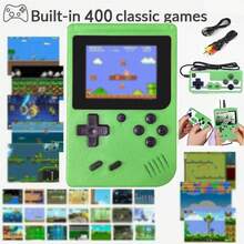 1台Macaron Mini 400合1复古掌上游戏机，大屏幕便携式游戏机，内置400多款经典游戏，支持电视连接，多种颜色可选 - 彩色 - 查看 27