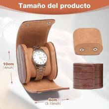 Maleta Reloj Carcasa Clsica, Textura Perfecta Maletas Reloj O Cajas Almacenamiento Para Almacenamiento Y Exhibicin El Regalo Para Los Viajes Los Hombres Estuche Alhajero - 1 Espacios - Ver 3