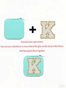 1 pieza Caja de almacenamiento de joyas de viaje portátil, Estuche de joyas de PU, Organizador de joyas de gran capacidad, Bandeja de exhibición de joyas, Soporte para anillos, Soporte para perfumes, Material PU resistente al agua y a la oxidación para proteger eficazmente sus joyas, Adecuado como regalo para madres, mujeres, maestros, amigos y familiares