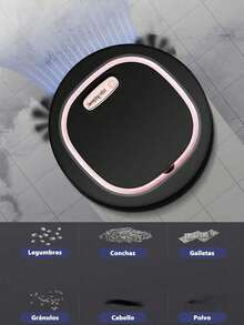 Robot Aspirador Barredora Robot Aspirador Limpiador Automático de Mopa de Piso Barredora 3 EN 1 Limpiador de polvo inteligente con aspiradora, Robot Barredora, Robot Aspirador Automático, Barrido, Fregona y Aspiradora, Robot de Barrido Recargable Robot Aspirador Inteligente Multifuncional Máquina de limpieza de eliminación de polvo y ácaros eficiente de barrido recargable,  Máquina barredora de limpieza para el hogar seco húmedo de doble uso para oficina en casa - azul - Ver 5