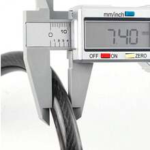 1 Stück 4-stelliges Fahrradschloss, Passwortschloss, E-Bike Kettenschloss, Stahlkabel Schloss, Fahrrad Diebstahlschutz Passwortschloss