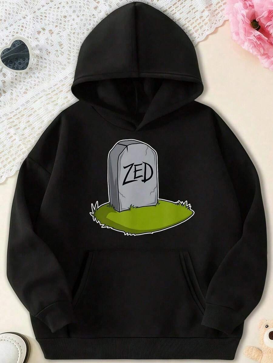 Movie Hoodie. Funny Zed's Dead Gravesie Graphic Design Hoodie Hoodie,Fall Hoodies,Men's Fall Clothes,Street Wear,Halloween,Mens Hoodies,Y2k Clothes,Jesus Hoodie,Thanksgiving Day,Nightmare Before Christmas,Christmas - màu đen - Xem 1