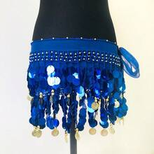 肚皮舞亮片流苏裙，时尚肚皮舞腰裙 - 彩色 - 查看 3