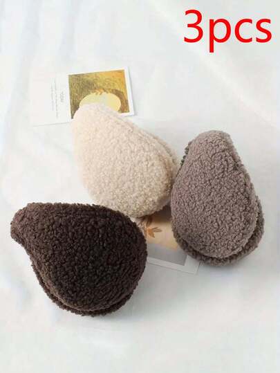 3pcs Winter Ear Warmers Are Suitable For Both Boys And Girls, Featuring A Soft Thermal Lined And Are Perfect For Cold Weather And Outdoor Activities.