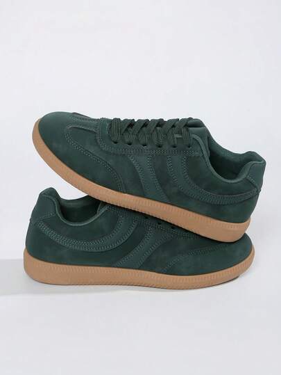 女士透气休闲平底运动鞋