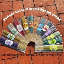 7 Sets 103/136/172pcs Aromatherapy Sticks, Night, Day, Dark Cloud 3 Styles With Multiple Fragrances To Choose From: Rose, Lavender, Jasmine, Mint, Cherry Blossom, Vanilla, White Sage, Eucalyptus, Lemongrass, Ocean, Cherry, Passion Fruit, Coconut And Dragon Blood, Suitable For Home Use, Home Decor, Office, Yoga, Meditation, After Meals, Reading Or Music Classes, Long-Lasting Fragrance - Aromatherapy Sticks In a Variety Of Styles/scents Combination Sets - View 6