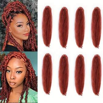 Colorful Synthetic Fuzzy Caterpillar Hair Extensions, Fashion Braids