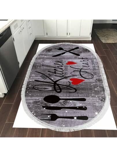 Pearl Digital Non Slip Printed Turkish Vloerkleed AL4030 Zachte Touch, Washable Tapijt Felt Backing Moderne ative Vloer Mat, Living Room, Bedroom, Bathroom, Hallway Or Entryway Available In Many Sizes Quick Drying, Highly Absorbent, Soft, Com Tafel Both Indoor Outdoor view 4