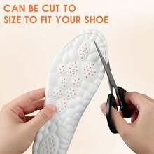 4D Wolken-Memoryschaum Stepper Einlegesohlen mit Fußgewölbestütze für Damen und Herren, geeignet um Fußmüdigkeit zu lindern, 4D Memoryschaum Wolken-Einlegesohlen mit Fußgewölbestütze und gepolstertem Komfort, passend für alle Schuhtypen