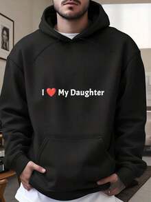Mens Black Oversized Graphic Hoodies Sweatshirts Fall Fashion 2025 Pullover Sweaters Winter Casual Clothes I Love My Daughter Printed On Hoodie Men's Letter & Graphic Print Long Sleeve Drawstring Hoodie Fall Clothes Funny Party Gift For Men Men  Size S-3XL,Fall Hoodies,Men's Fall Clothes,Street Wear,Halloween,Mens Hoodies,Y2k Clothes,Jesus Hoodie,Thanksgiving Day,Nightmare Before Christmas,Christmas - Black - View 1