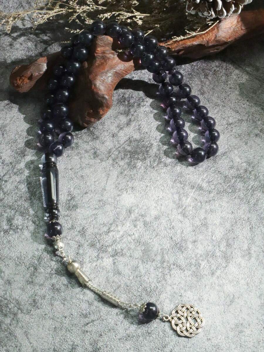 1 件 45 颗珠子中东沙特祈祷珠、伊斯兰 Tasbih 祈祷珠手链、亚克力穆斯林祈祷珠 Tasbih、适合圣诞节、新年、情人节礼物、男士祈祷珠手链、玫瑰经、阿拉伯风格时尚百搭手链 - 彩色 - 查看 1