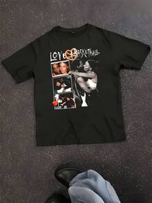 Love And Basketball T Shirt Men'S Novelty Short Sleeve T-Shirt - 黑色 - 查看 1