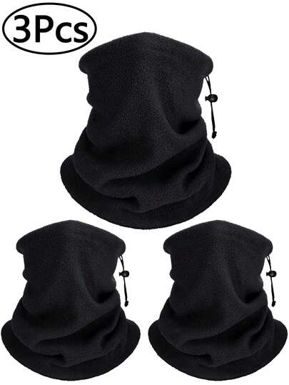 Balaklava Skidmask Vinter Fleece Termisk Ansiktsmask Överdrag För Män Dam Värmare Vindtät Andningsbar, Kall Väder Utrustning För Skidåkning, Utomhusarbete, Motorcykel, Snowboard, Svart