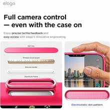 elago Funda Magnética de Silicona para iPhone 17 Pro MAX 6,9'' - Compatible con MagSafe, Silicona Líquida Premium, Funda Protectora, Antigolpes, Perfil Delgado (Azul Cielo) - Rosa brillante - Ver 5