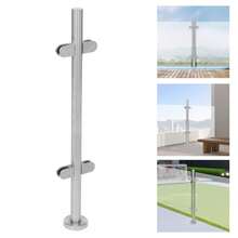 304 Stainless Steel Railing Post 90cm Center Post Glass Railing Post Silver Middle Post - Silver - View 2