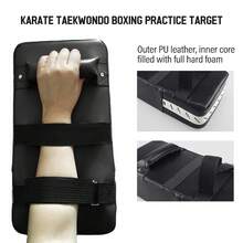 Taekwondo Kick Pads For Training Square Training Equipment Boxing Hand Target Pad Boxing Training For Men Women Gym - Black - View 2