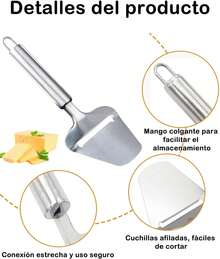 2 Piezas Cortador De Queso, Rebanador De Queso, Diferentes Tipos De Quesos Para Hacer Platos De Queso o Sándwiches Son Ideales Para Cortar Todo Tipo De Quesos - 1 - Ver 3