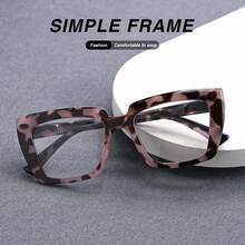 4pcs/3pcs/2pcs Fashion Large Frame Reading Glasses Set, Comfortable Spring Hinged Readers, Unique Colors To Match Your Daily Outfits - Multicolor B - View 4
