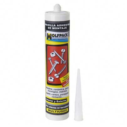 WOLFPACK PROFESSIONAL LINE - Klej montażowy Fix Adhesive 310 cm³.