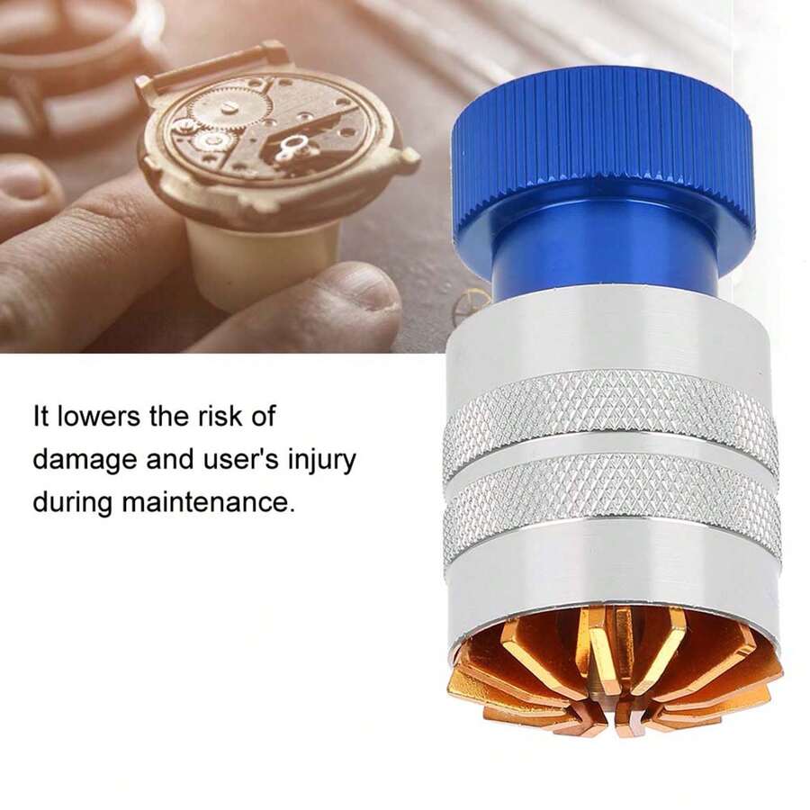 Crystal Removing Inserting Watch Repair Tool For Watchmaker Case Cover Removal Opener Blue