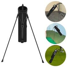 Lightweight Golf Stand Bag In Black White, Portable Carry Bag With Single Divider & Pocket, Adjustable Shoulder Strap For Easy Transport - Black and White - View 11